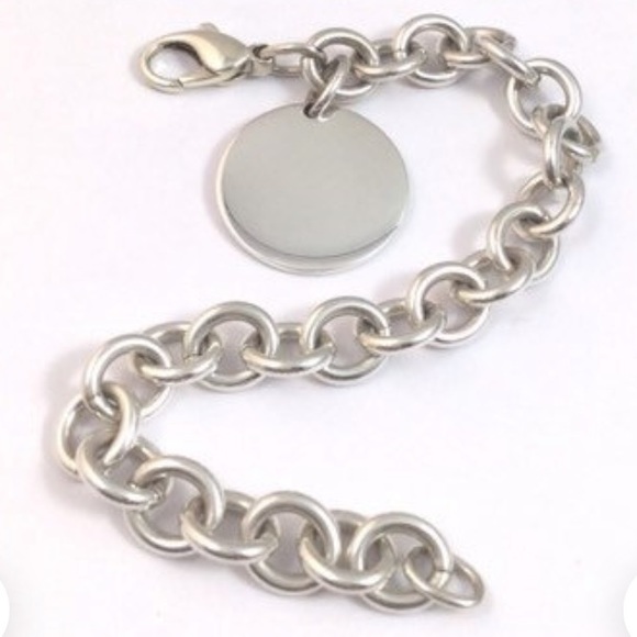 Tiffany & Co. Jewelry - Tiffany & Co. Circle Tag Bracelet (engraved)